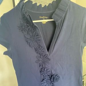 Lilly Pulitzer navy blue dress new without tags